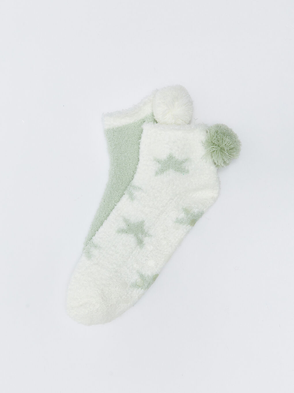 LCW DREAM Gemusterte Homewear-Socken für Damen 2er-Pack -W25832Z8-J1F