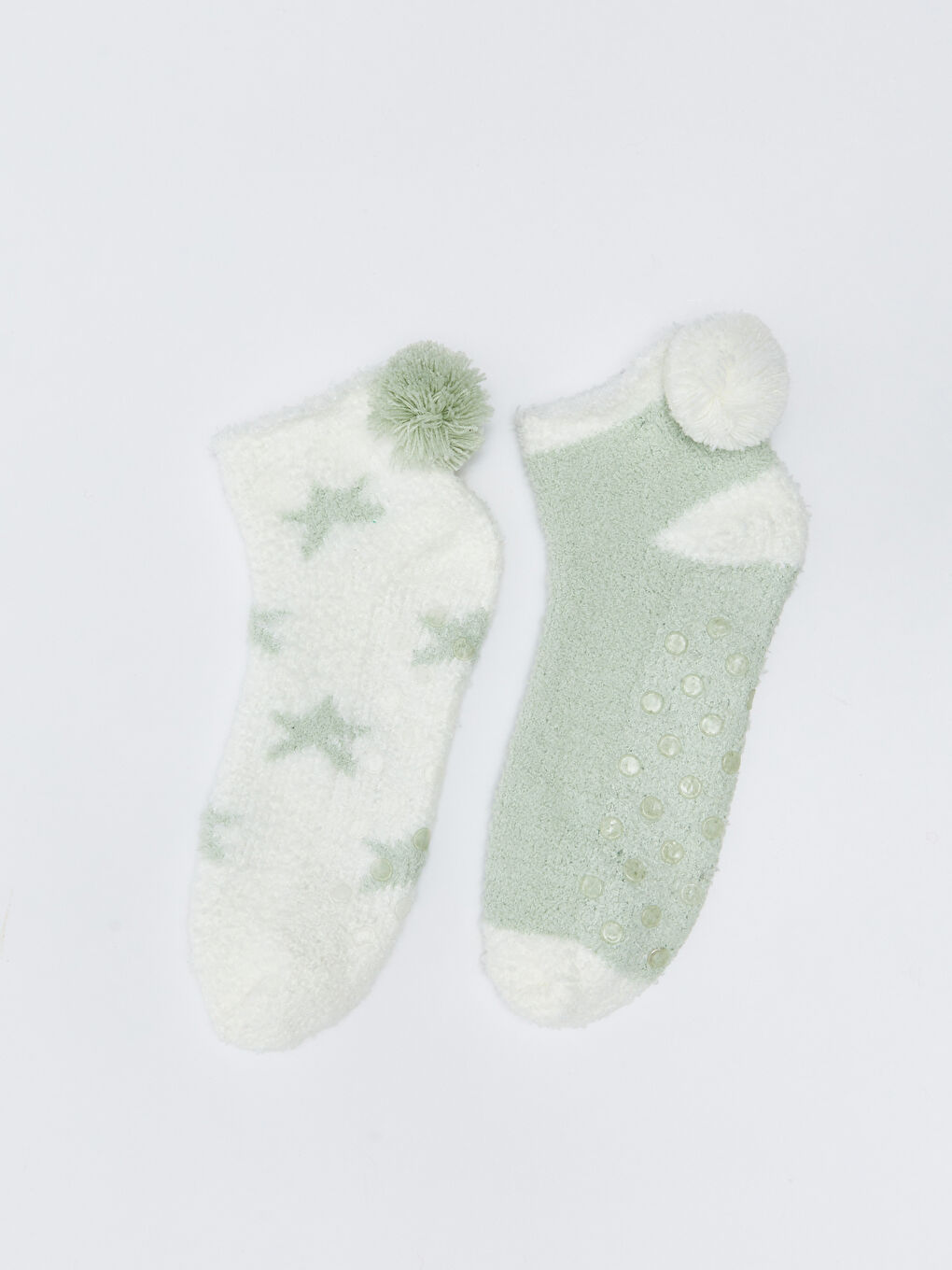 LCW DREAM Gemusterte Homewear-Socken für Damen 2er-Pack -W25832Z8-J1F