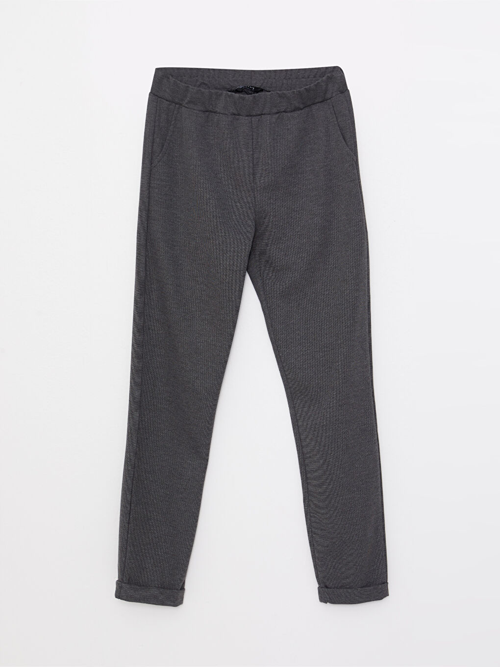 بنطلون رياضي بخصر مرن وجيوب عادية للسيدات-5