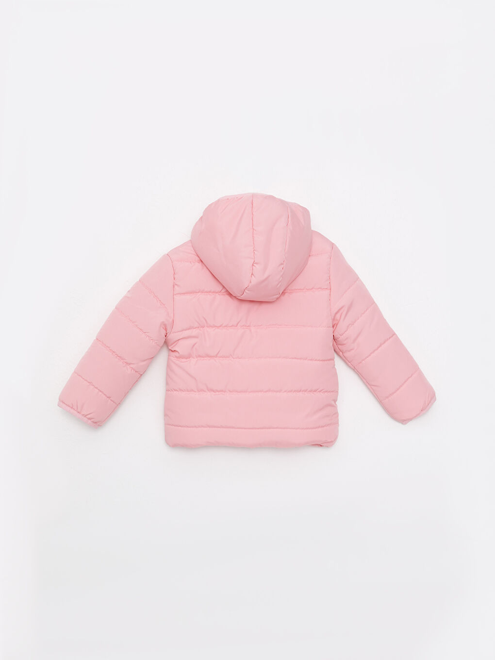 LCW ECO Hooded Long Sleeve Basic Baby Girl Coat -W25880Z1-RW8