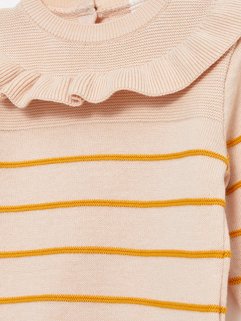 Crew Neck Long Sleeve Baby Girl Tricot Sweater and Trousers 2-Pack Set-4