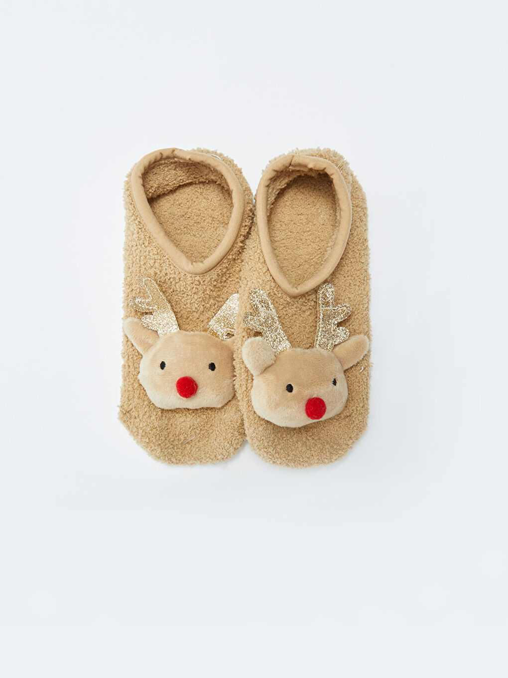 LCW Kids Applique Embroidered Girls' Home Socks -W25945Z4-HZZ