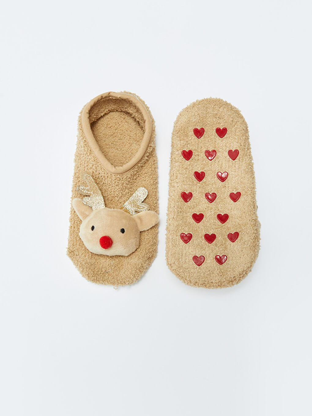 LCW Kids Applique Embroidered Girls' Home Socks -W25945Z4-HZZ