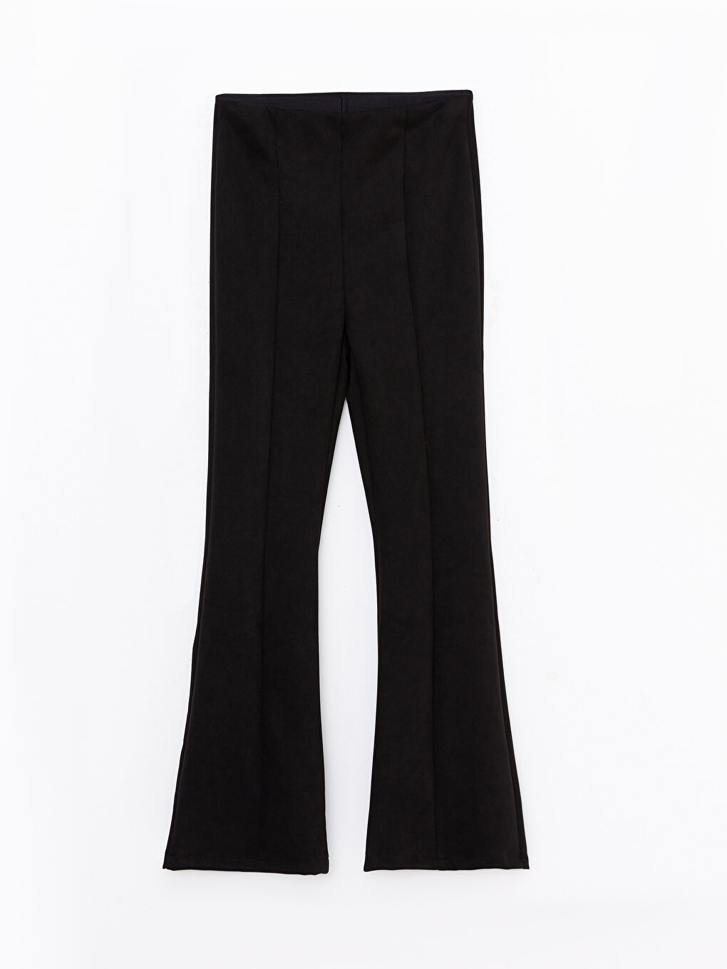 LCWAIKIKI Classic Schlank Geschnittene Gerade Wildleder Hosen für Damen -W25954Z8-CVL