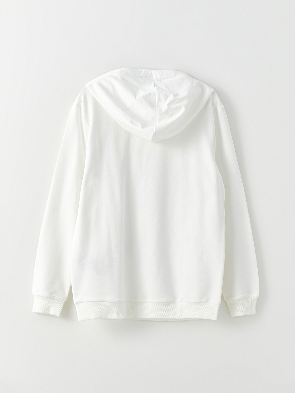 Ekru Kapüşonlu Dumbo Baskılı Uzun Kollu Kadın Sweatshirt Anne Kız Kombini-6