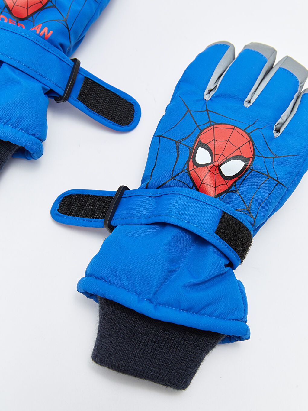 LCW ACCESSORIES Koyu Mavi Spiderman Lisanslı Erkek Çocuk Kalın Eldiven - 1