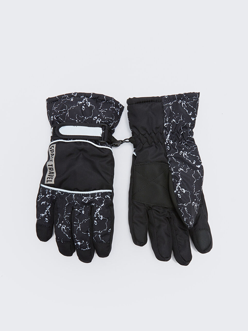 Karışık Desenli Erkek Çocuk Kar Eldiveni-1