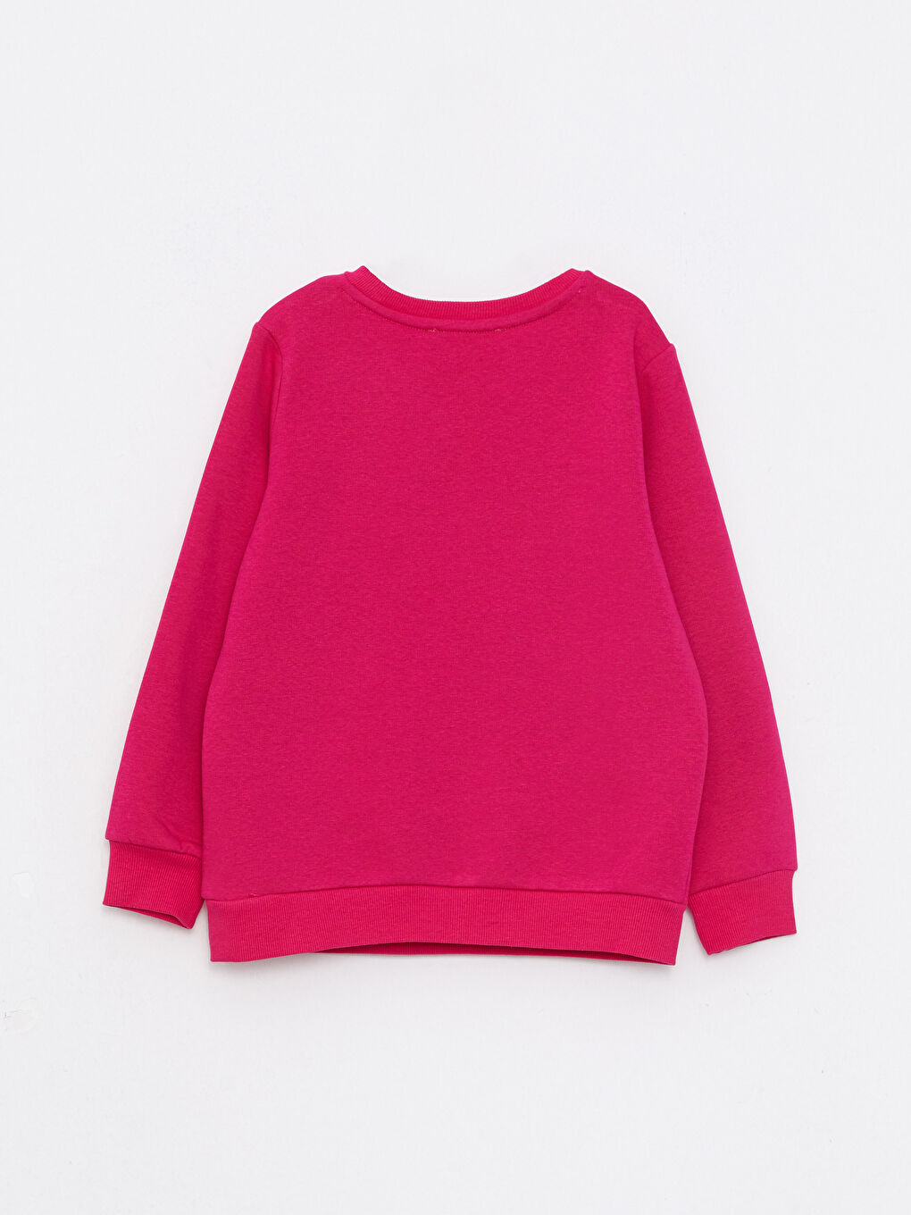 Crew Neck Printed Long Sleeve Girls' Sweatshirt-1