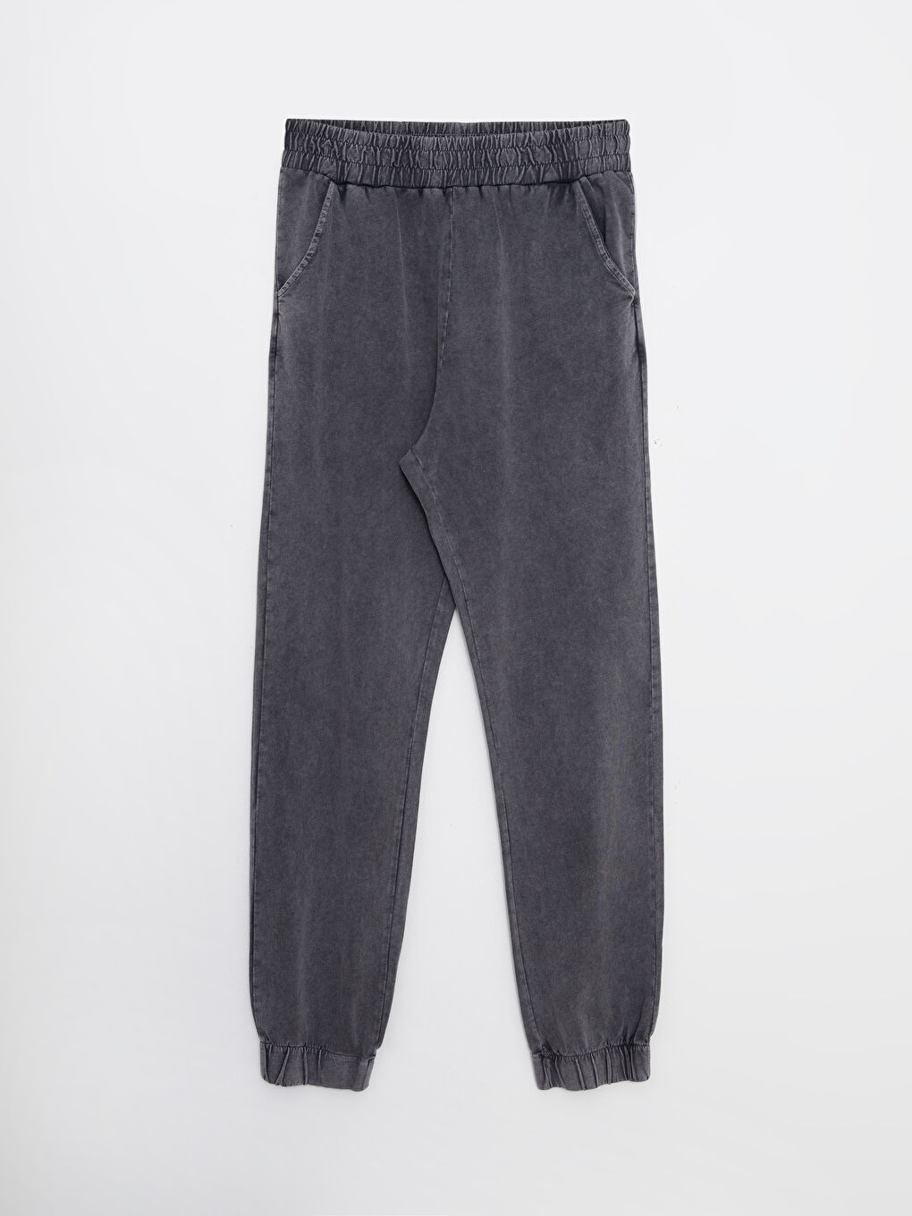 Women's Elastic Waist Plain Jogger Sweatpants Mother Daughter Combination-4