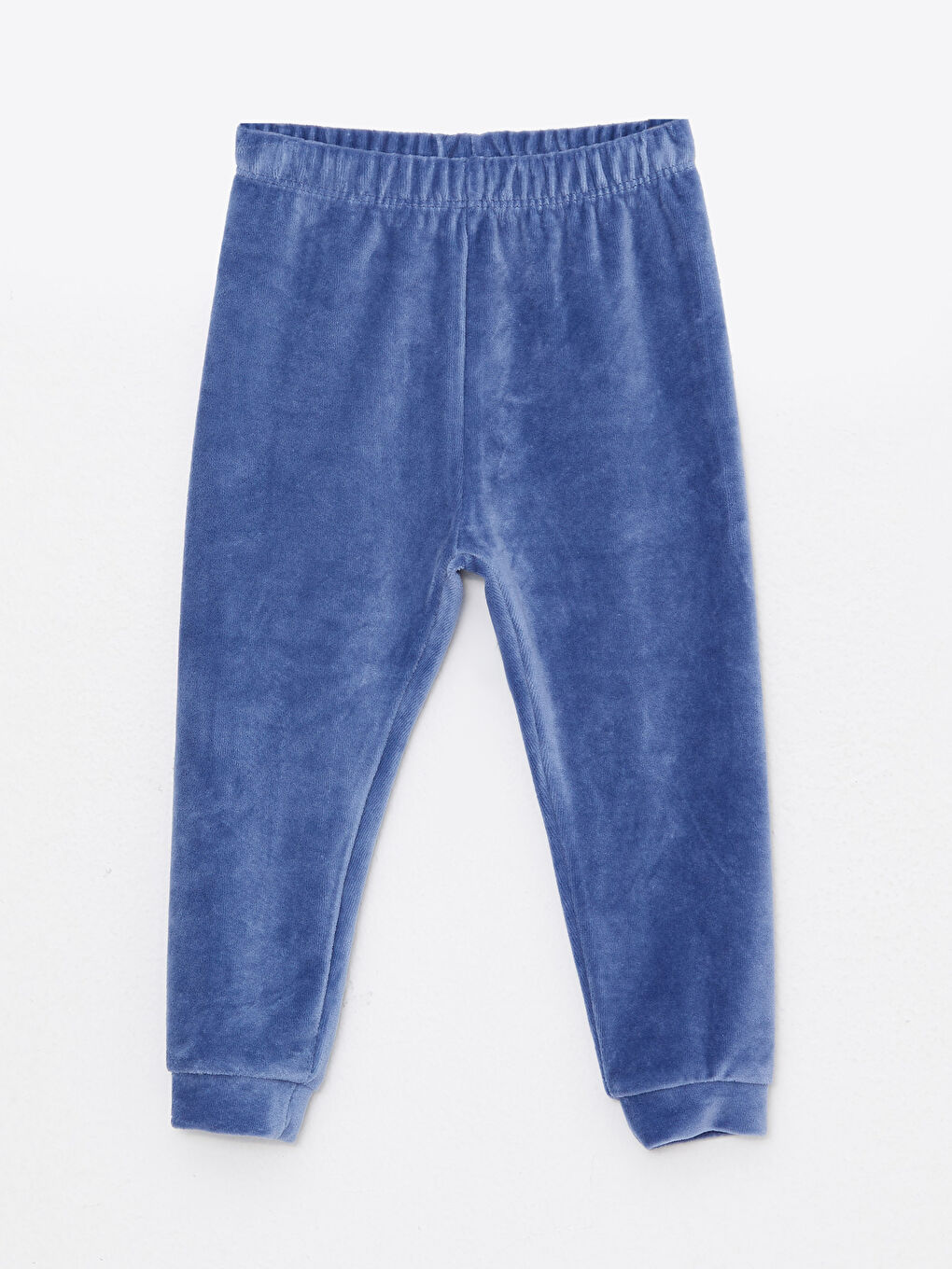 Пижамный комплект из бархата с круглым вырезом, длинным рукавом и вышивкой для малыша мальчика-2