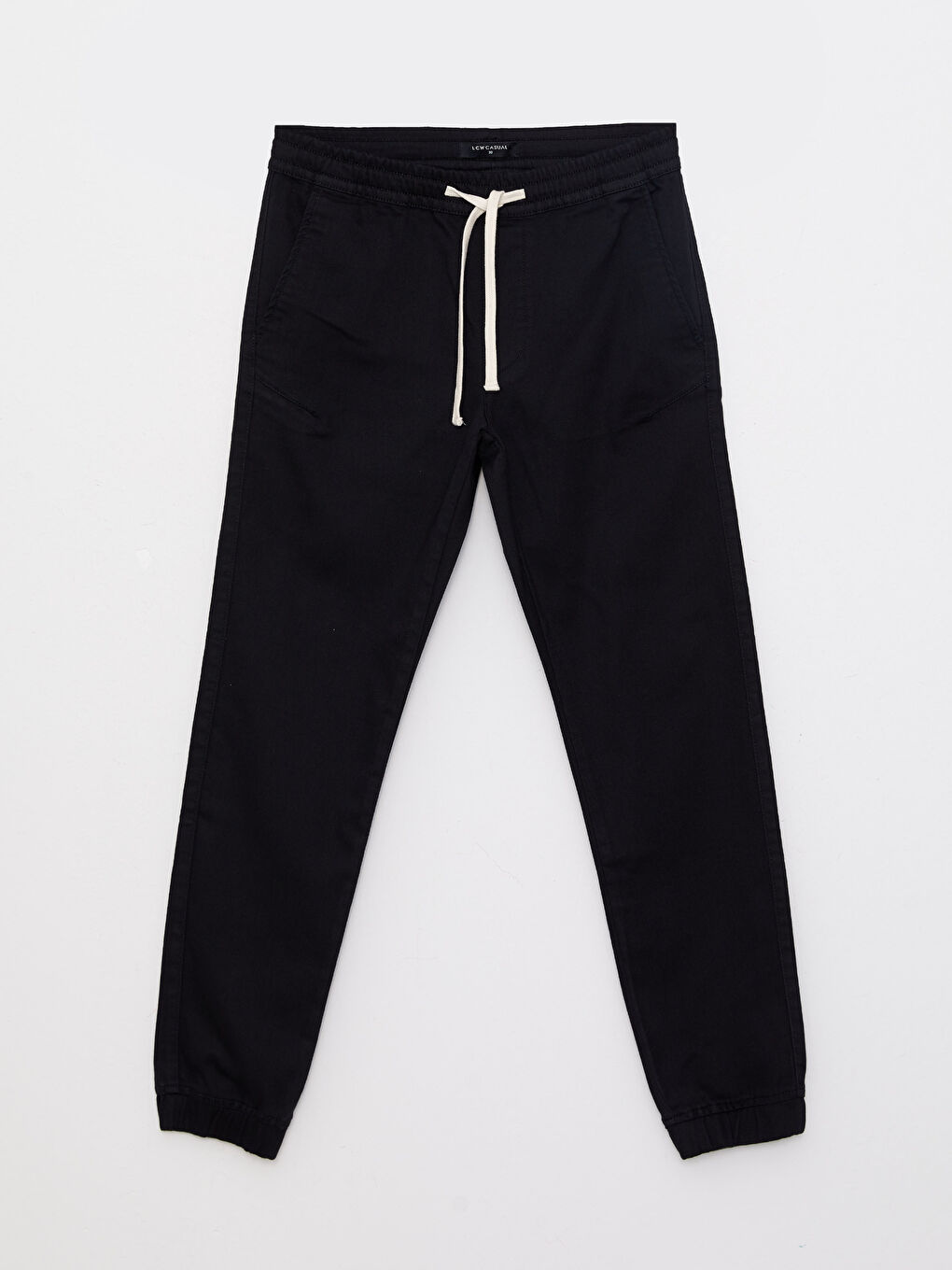 Slim Fit Twill Men's Trousers-5