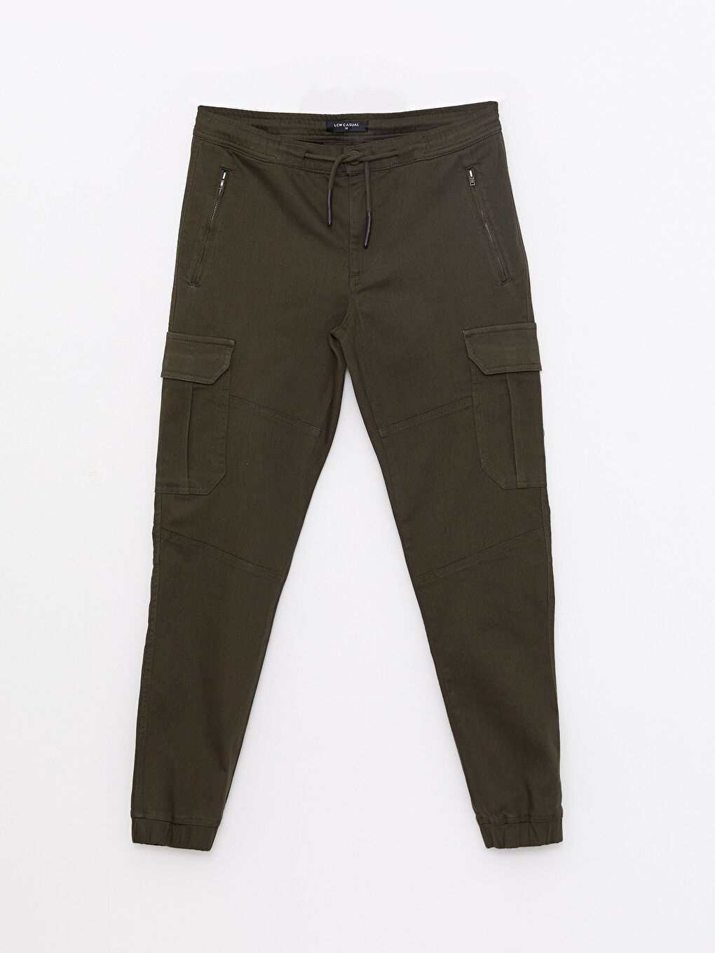 Брюки карго из твила слим-фит для мужчин-5