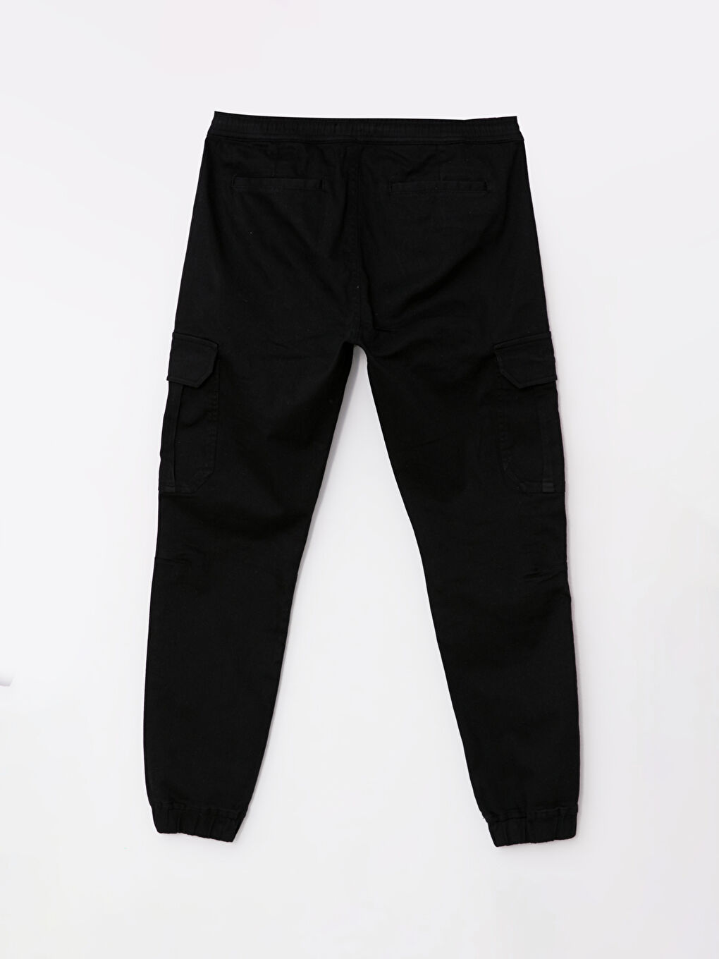 XSIDE Siyah Slim Fit Gabardin Erkek Kargo Pantolon - 6