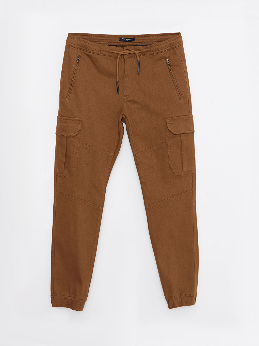 Slim Fit Twill Men's Cargo Trousers-5