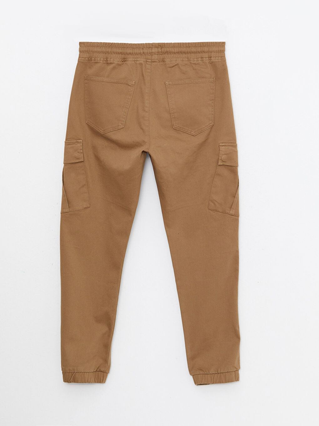 LCW Casual Kahverengi Slim Fit Gabardin Erkek Jogger Pantolon - 6