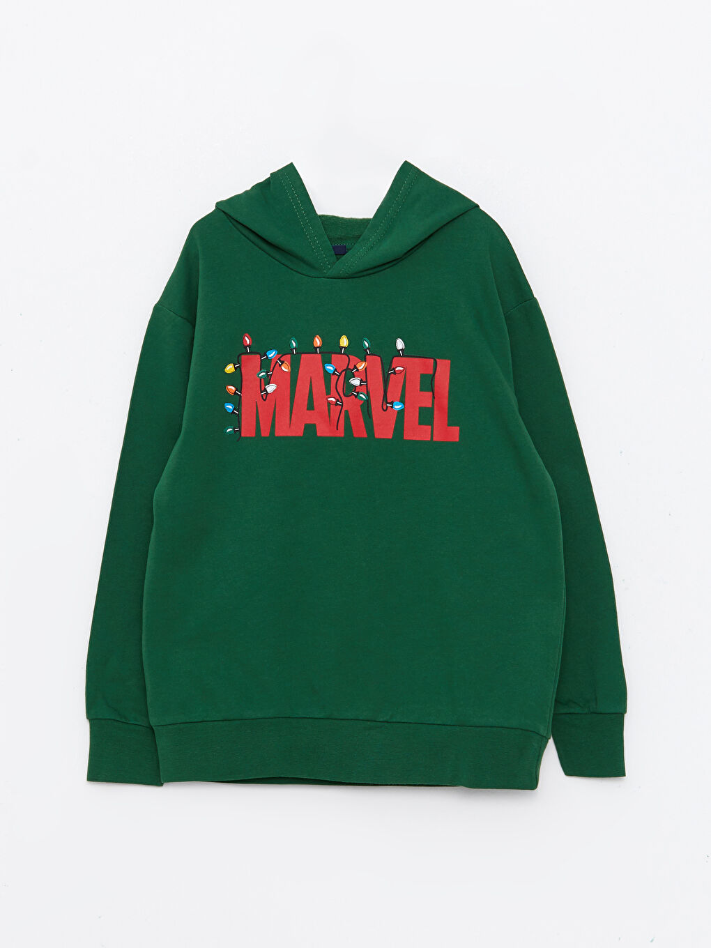 LCW Kids Hooded Marvel Printed Long Sleeve Boy Sweatshirt -W26092Z4-HPX