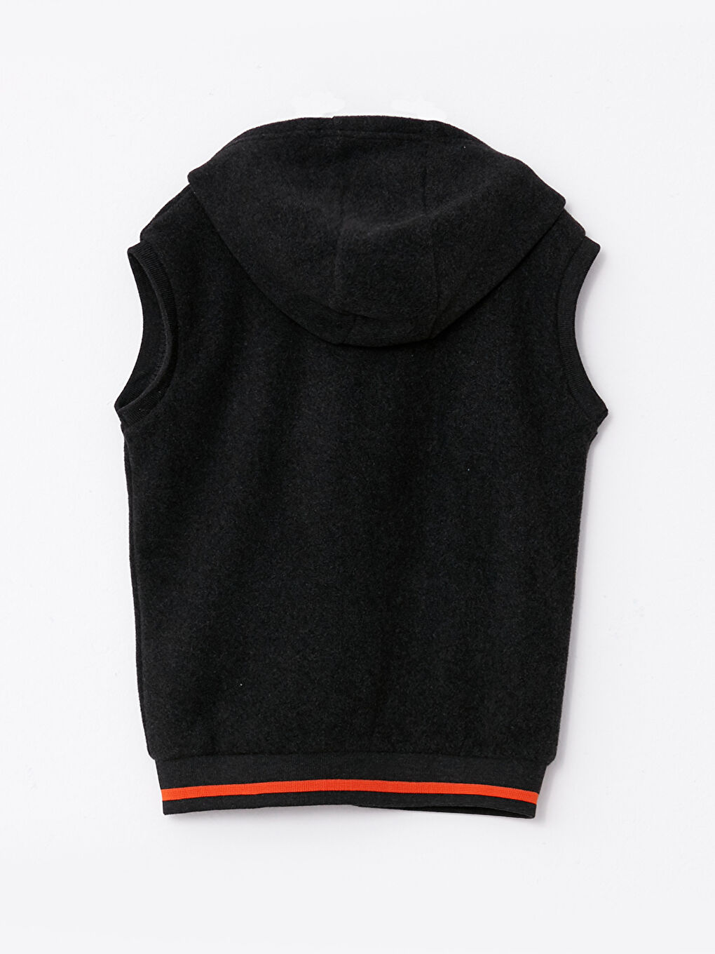 Жилет на молнии с капюшоном из флиса для мальчиков-1