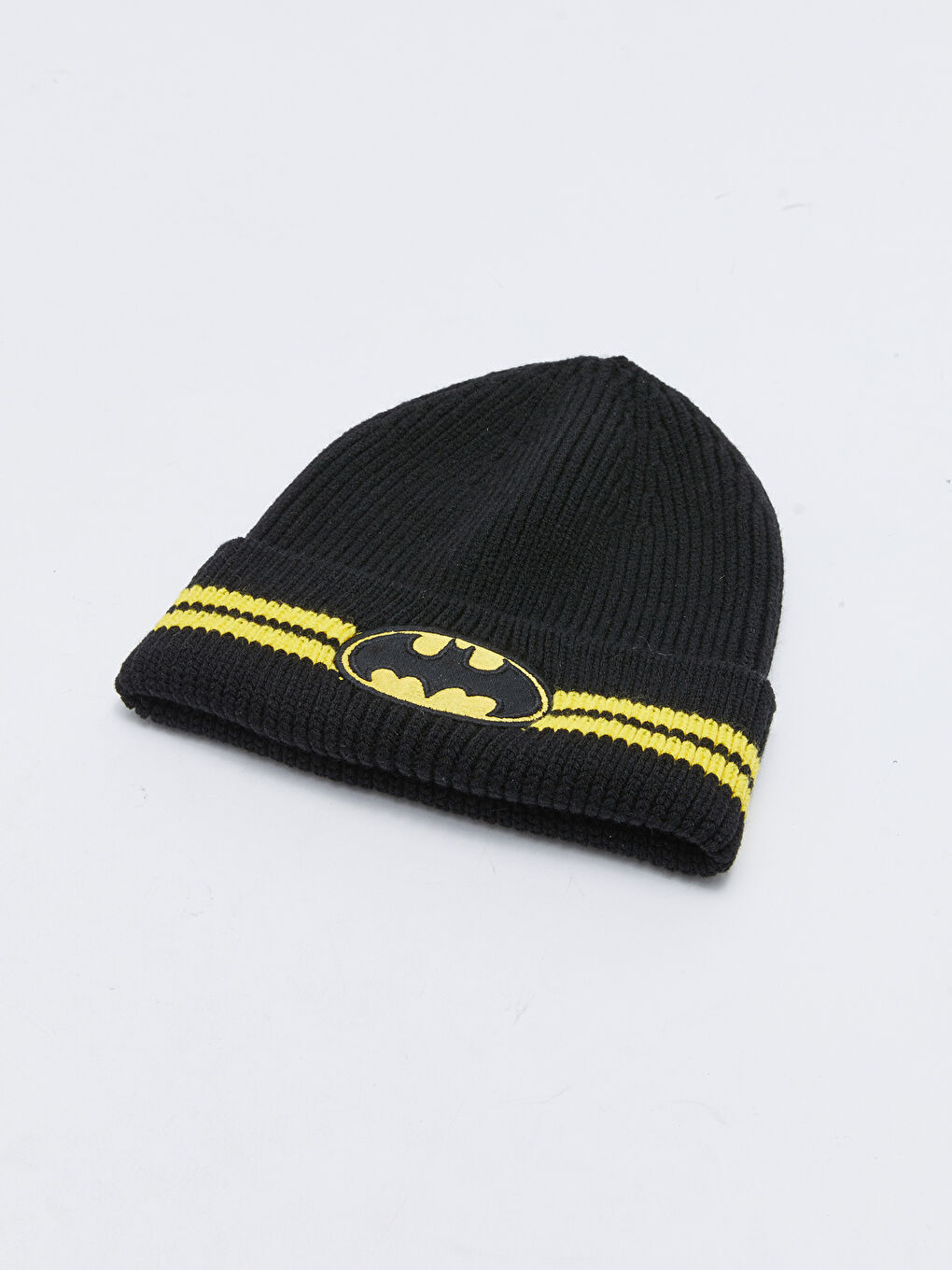 Siyah Batman Lisanslı Erkek Çocuk Triko Bere-1