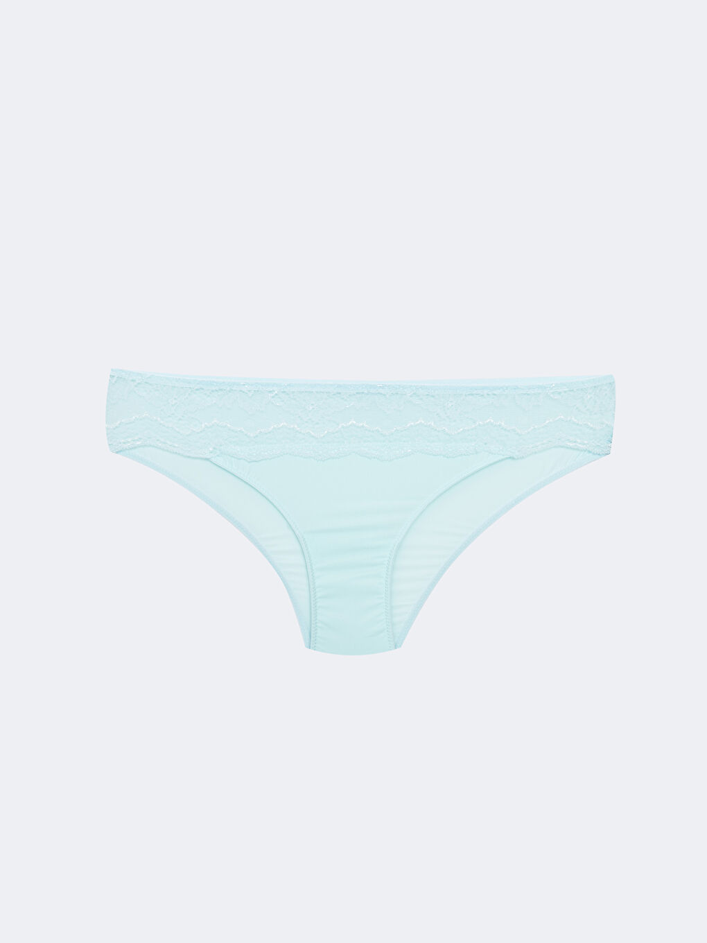 Mavi Petite Dantel Detaylı Klasik Külot