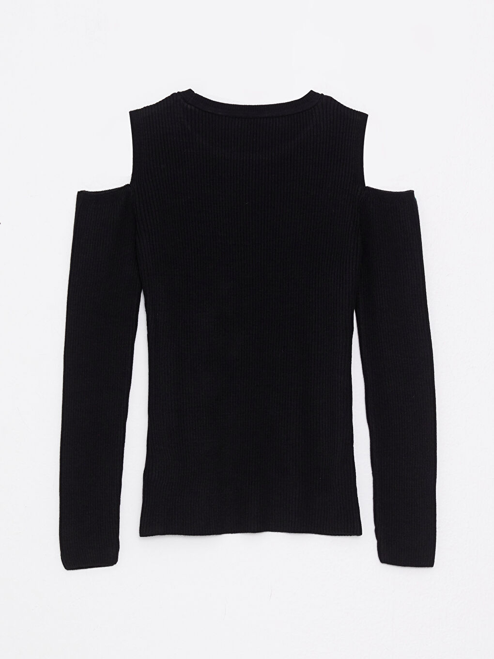 LCWAIKIKI Basic Rundhalsausschnitt Schlicht Langarm Damen Strickpullover -W26174Z8-CVL