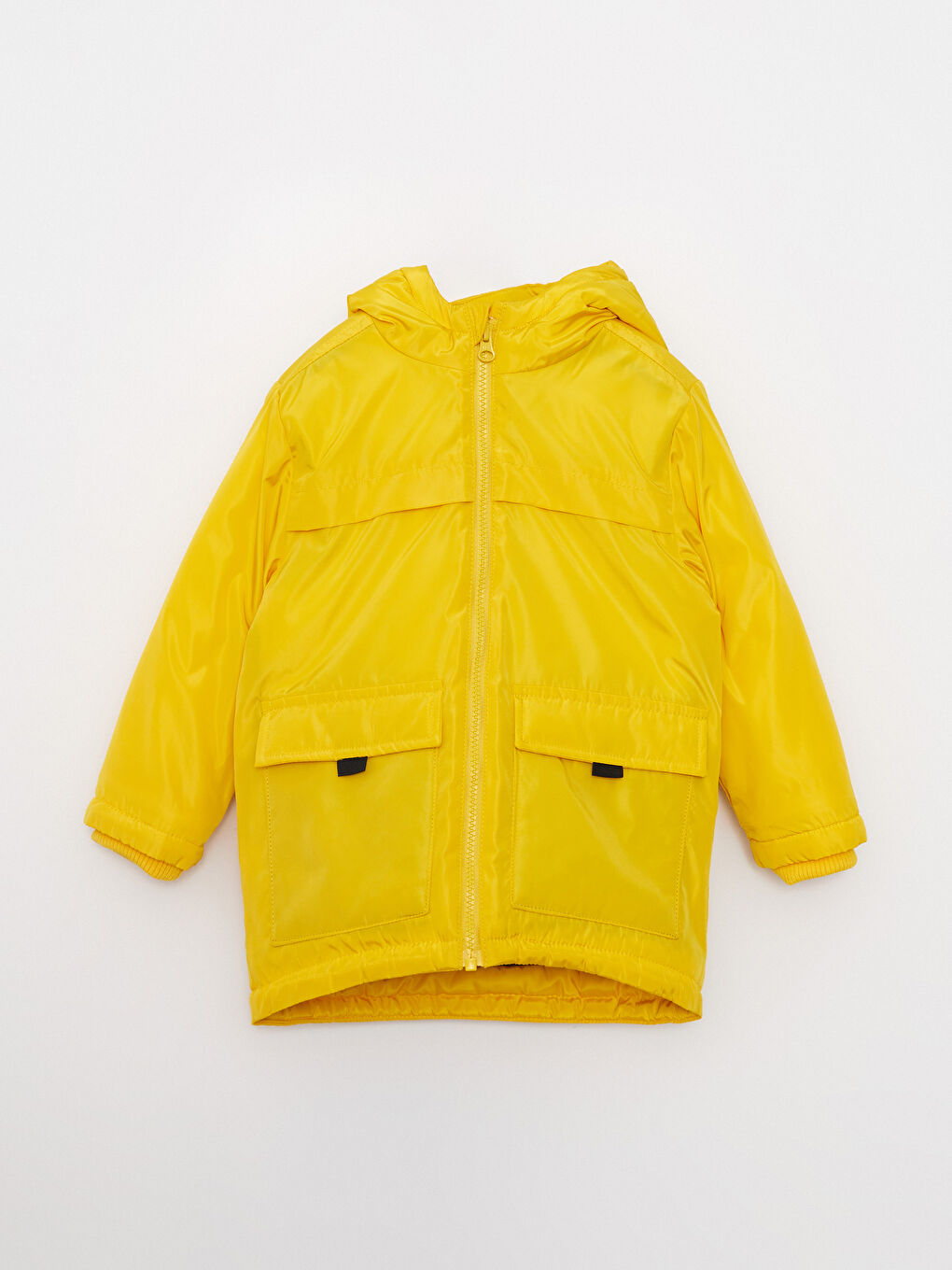 Manteau Basique À Capuche Et Manches Longues Pour Bébé Garçon