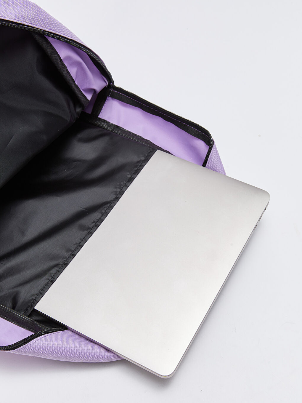 Жазуы бар қыздарға арналған ноутбук бөлімі мен қаламсап қапшығы бар рюкзак-3