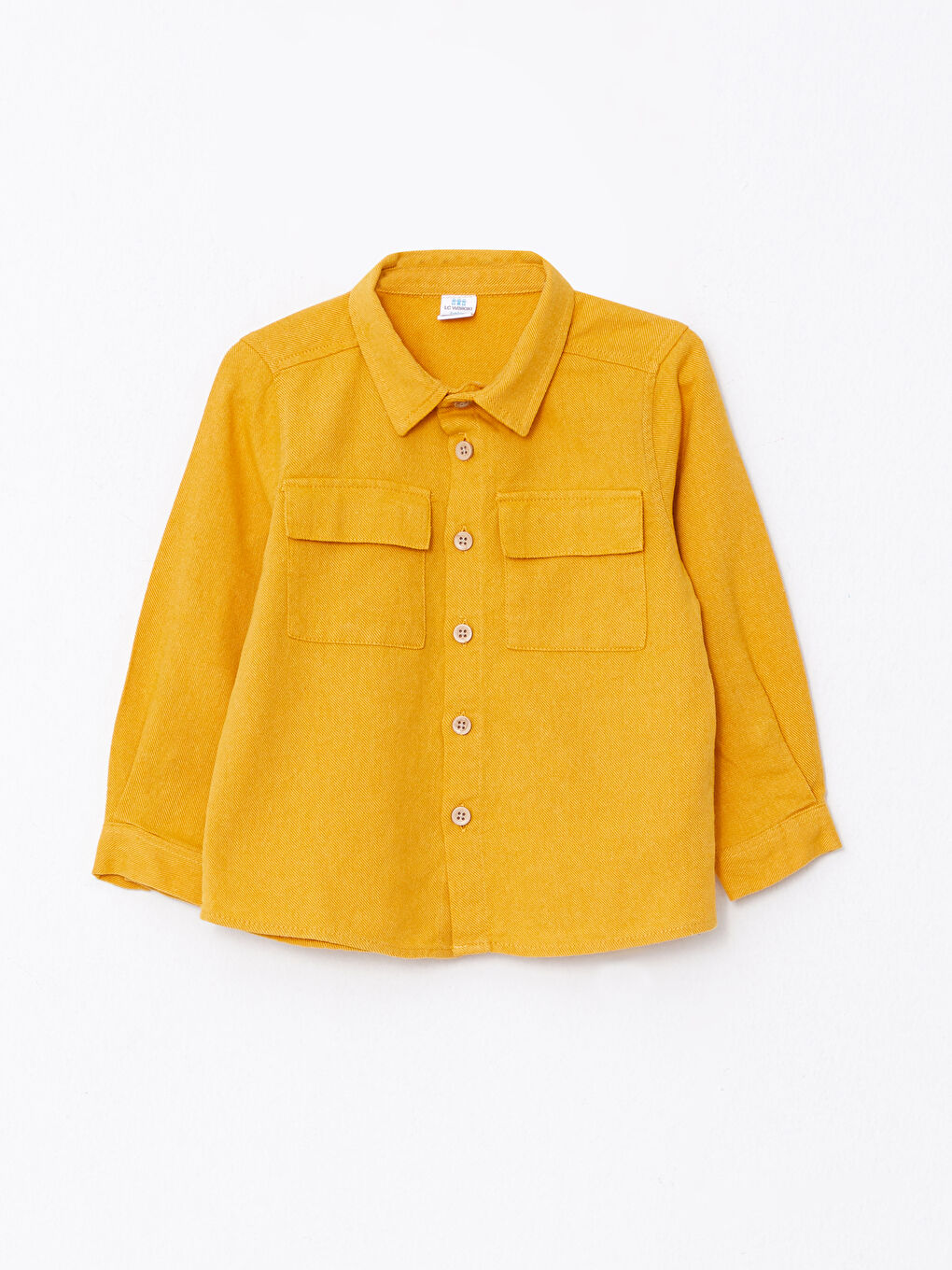 Sarı Uzun Kollu Basic Erkek Bebek Gömlek