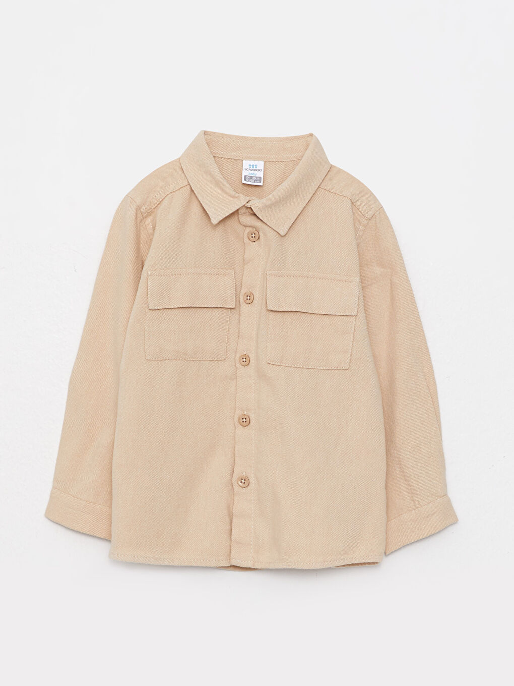 Long Sleeve Basic Baby Boys' Shirt-2