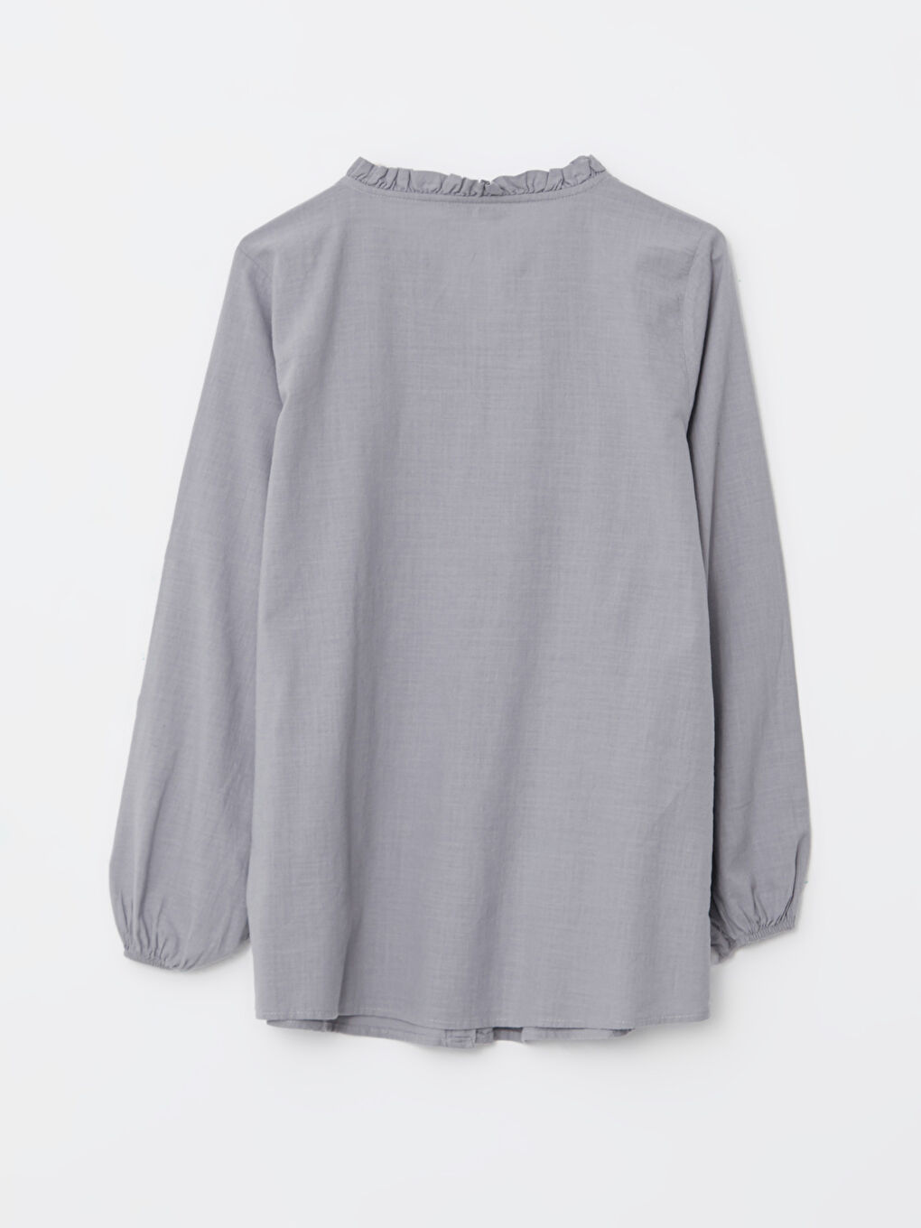 LC Waikiki Košulja Ženska sa Vezenim Detaljima i Henley Izrezom, Dugi Rukavi -W26262Z8-R2L