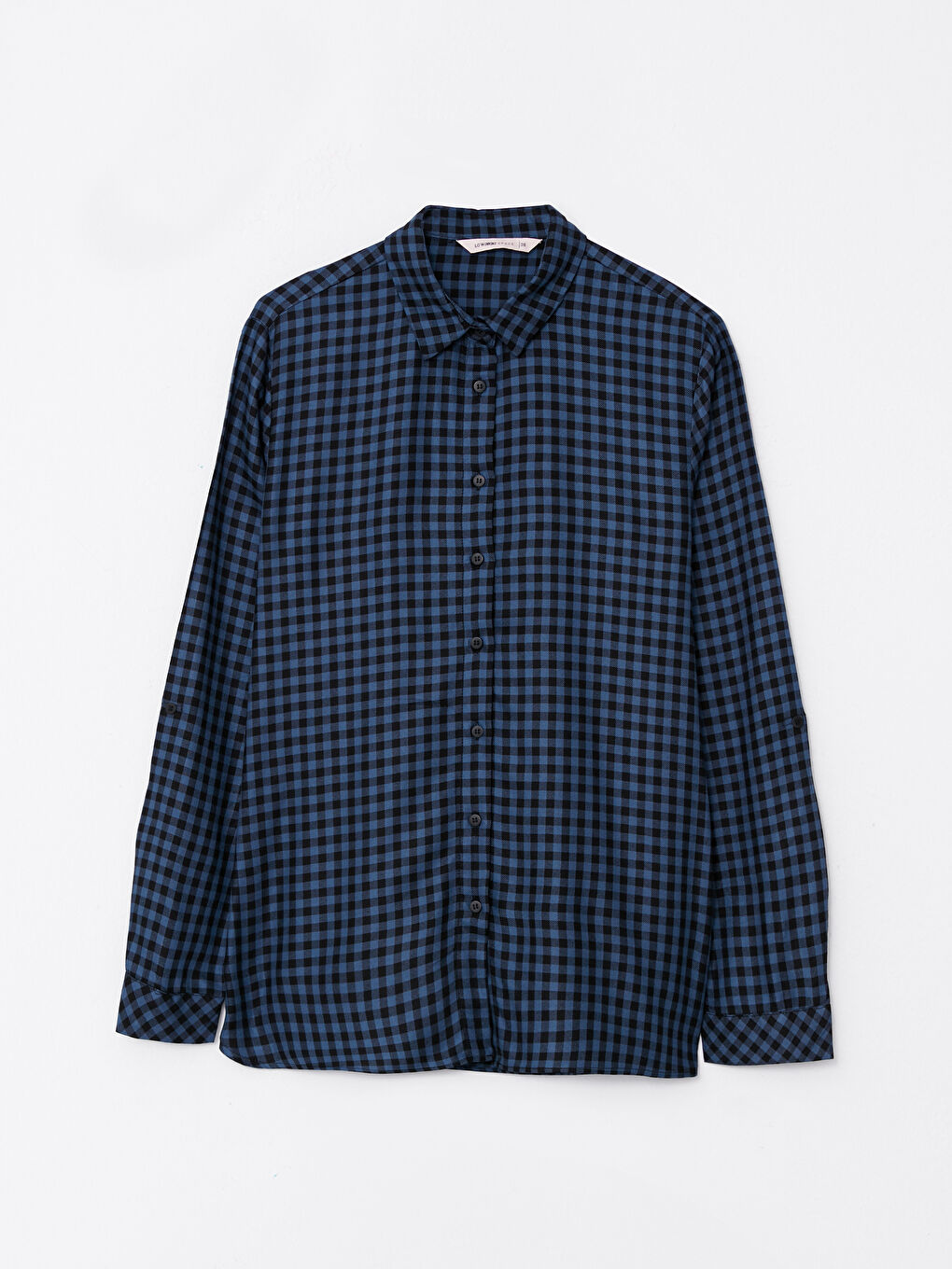 Әйелдерге арналған торлы ұзын жеңді саржа жейде-5