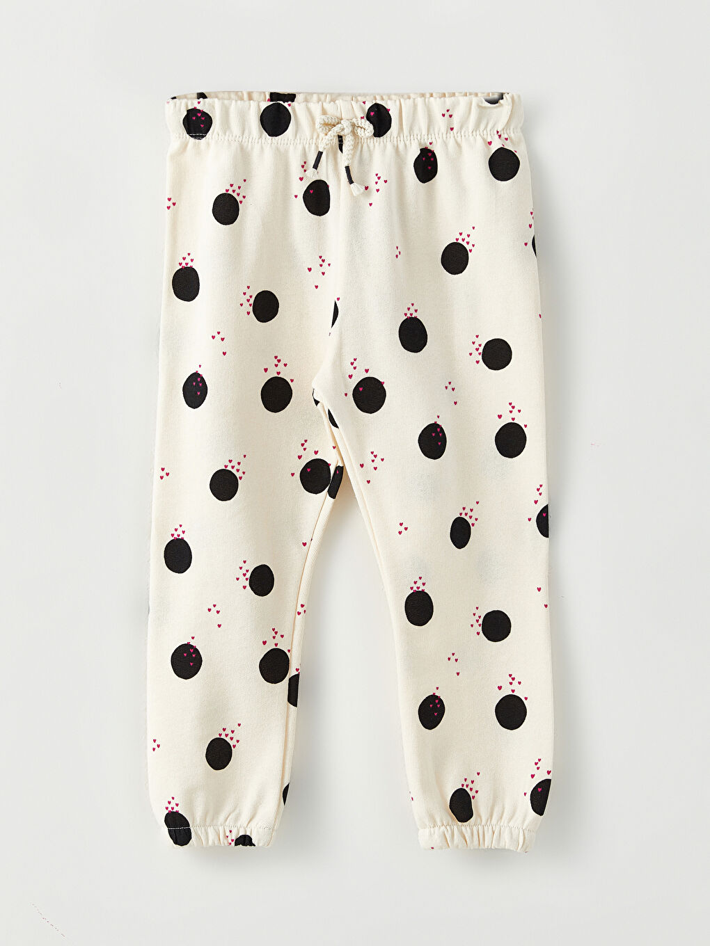 Hooded Long Sleeve Printed Baby Girl Sweatshirt and Trousers 2-Pack Set-2