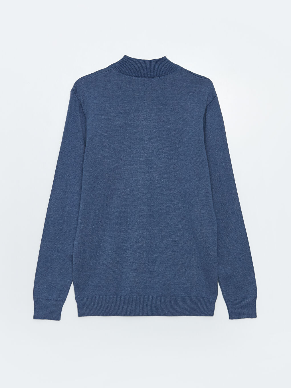 Светр з коміром-воронкою та довгим рукавом для чоловіків-6