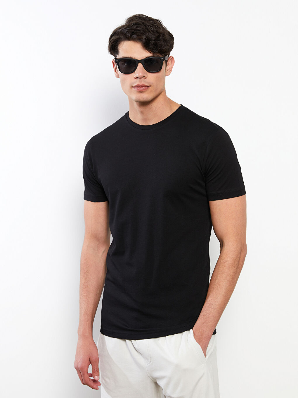 LCWAIKIKI Basic Crew Neck Jersey Men's T-Shirt -W26302Z8-CVL