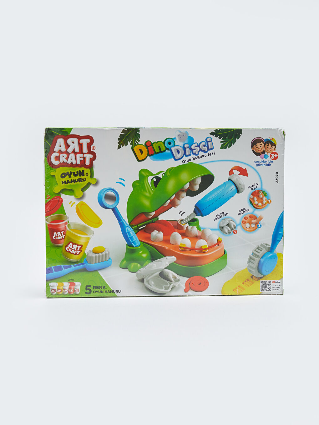 Dino Dişçi Oyun Hamuru Seti
