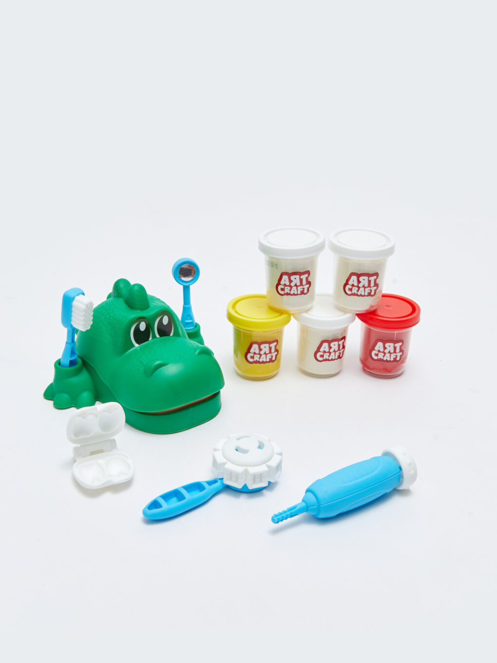 Dino Dişçi Oyun Hamuru Seti-2