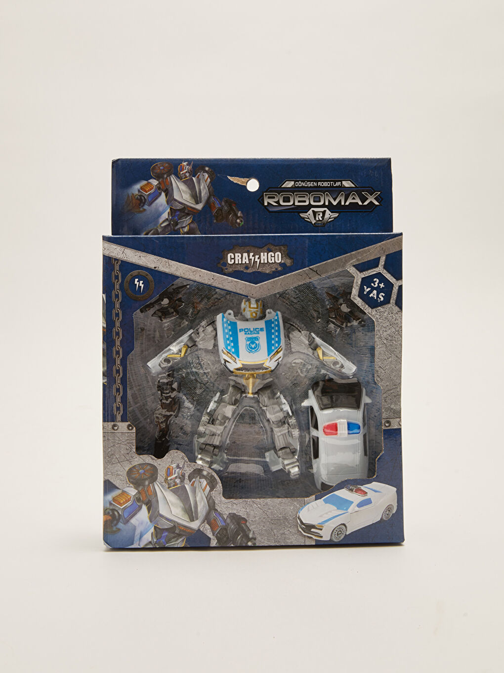 Robot Jouet Transformable en Voiture de Police-2