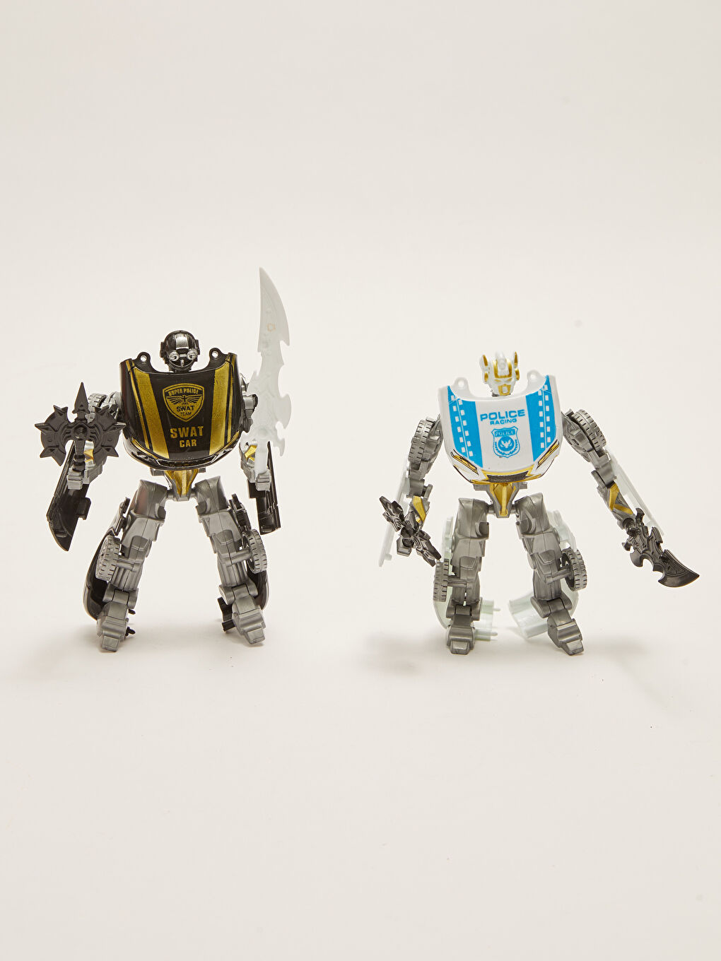 Robot Jouet Transformable en Voiture de Police-3