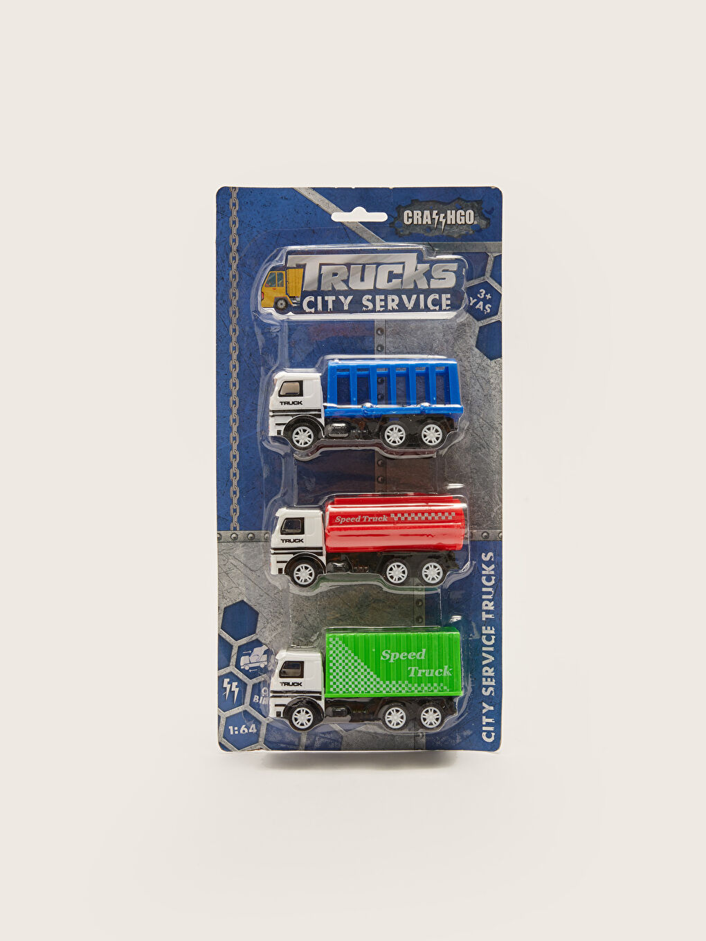 Oyuncak Kamyon 3'lü-1