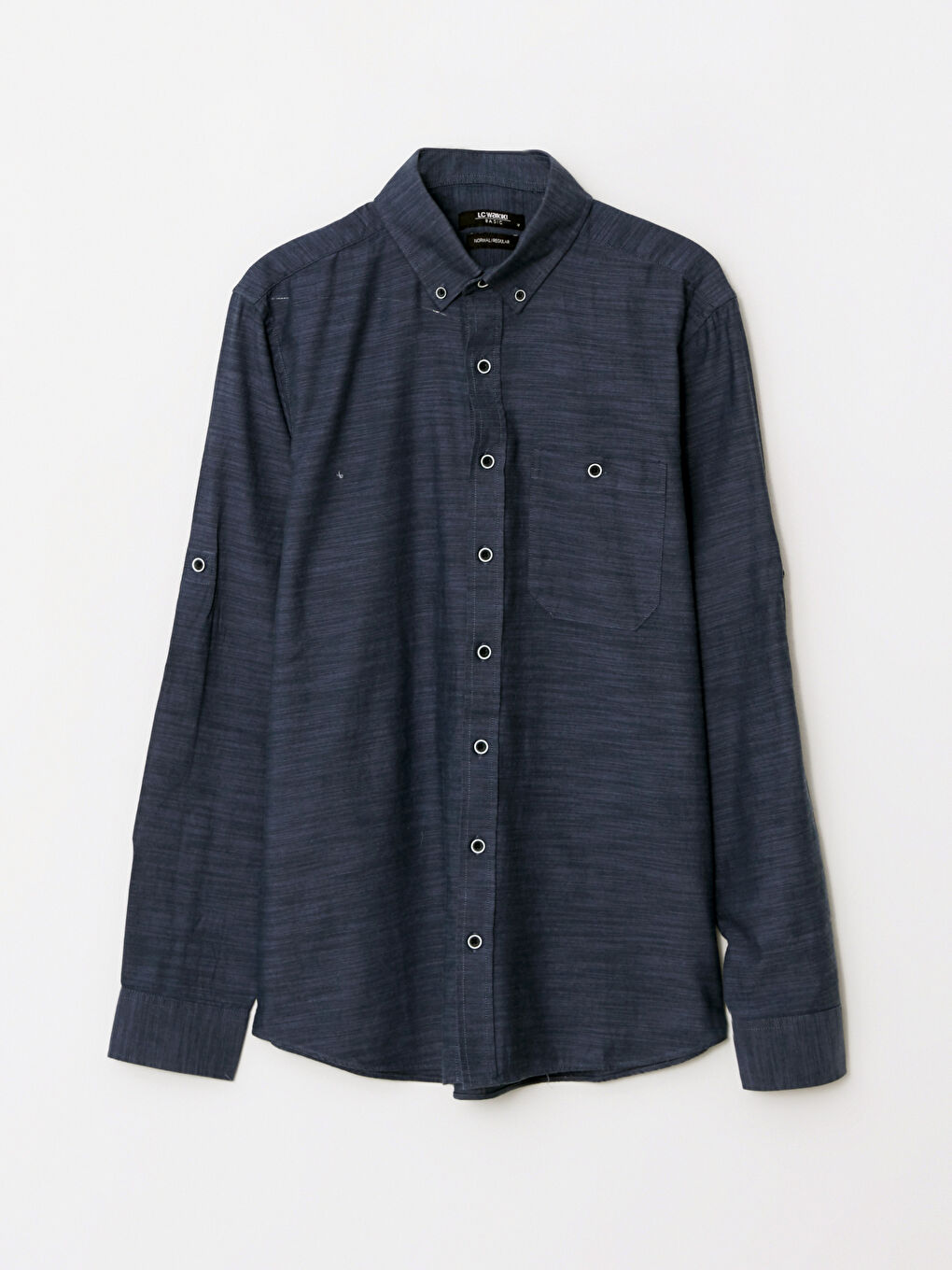 Regular Fit Long Sleeve Patterned Men's Shirt-5