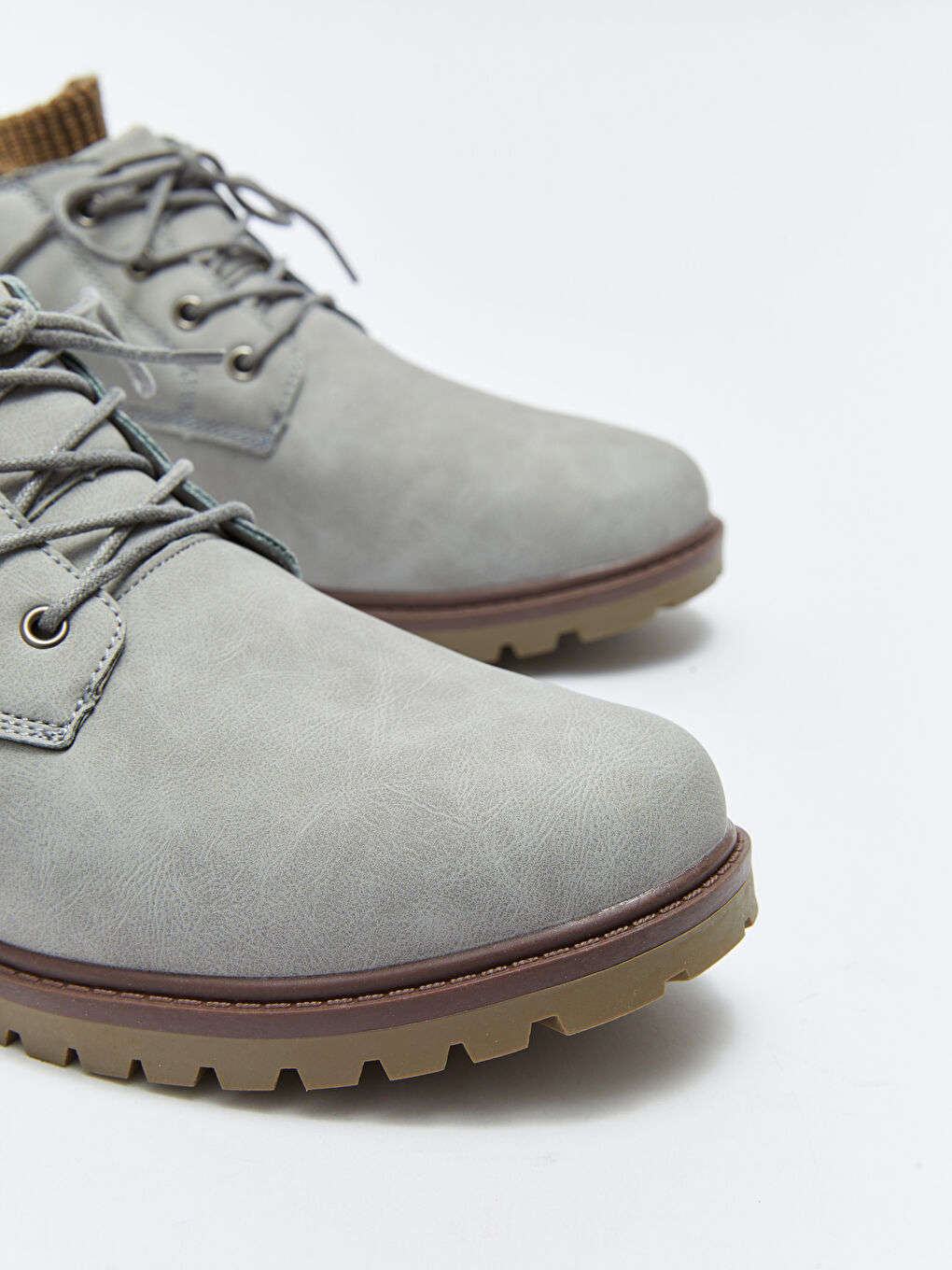 Ерлерге арналған жасанды былғары баулы етік-2