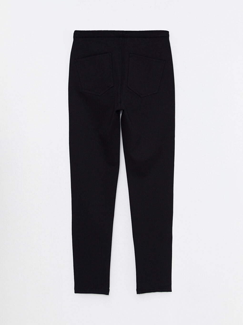 LCWAIKIKI Basic Siyah Kadın Skinny Fit Düz Pantolon - 6