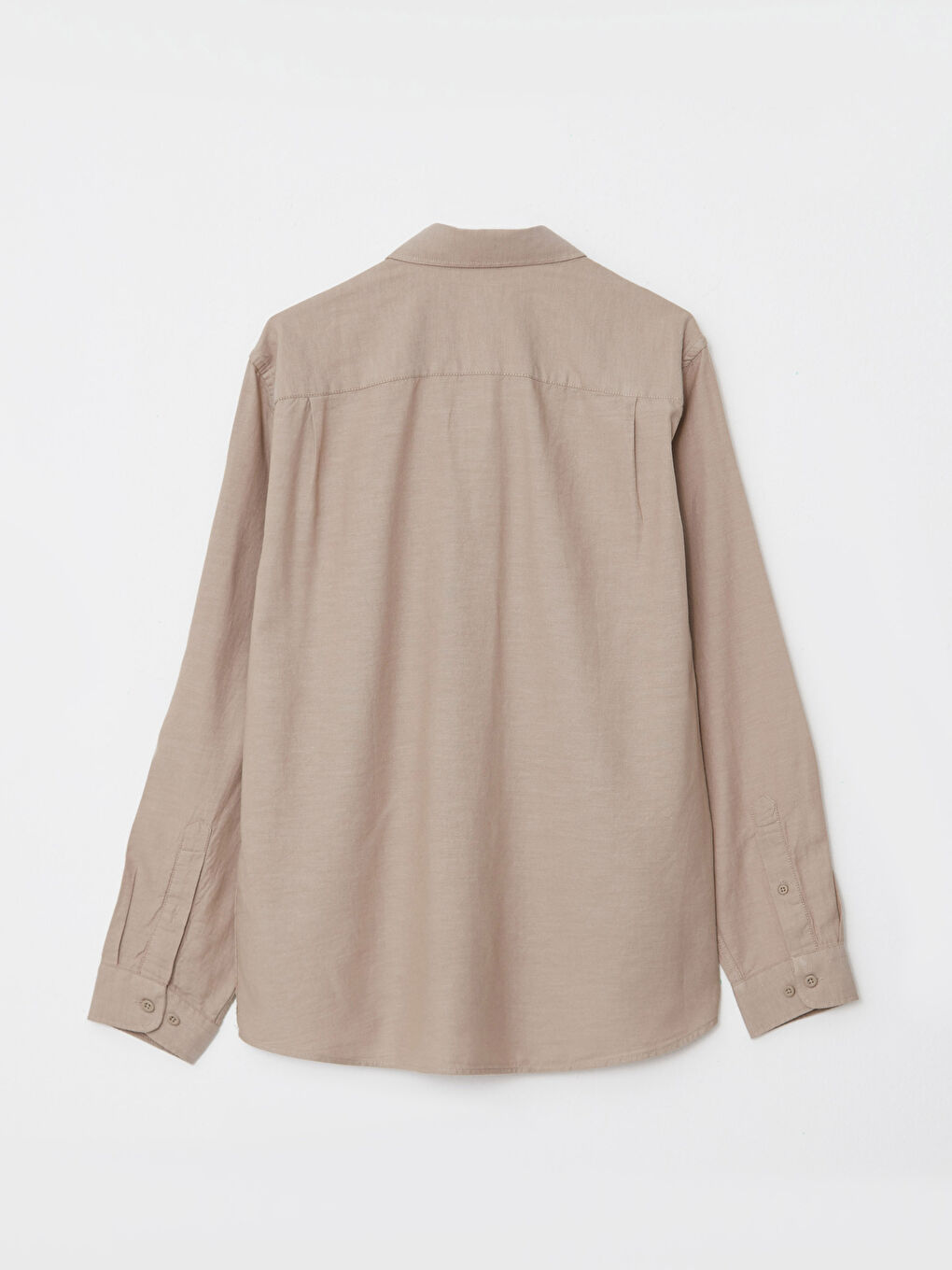 Regular Fit Long Sleeve Gabardine Men's Shirt-6