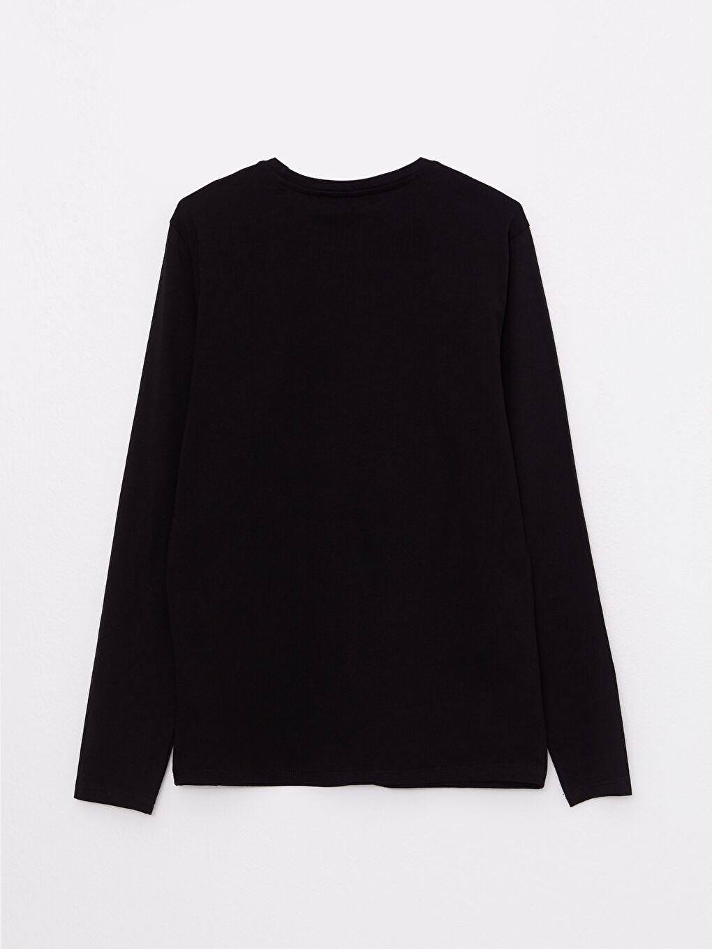 Crew Neck Long Sleeve Printed Men's T-Shirt-6
