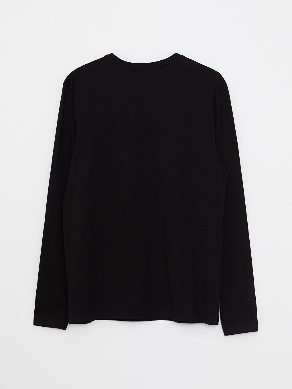 تيشيرت كم طويل مطبوع بياقة دائرية للرجال-6