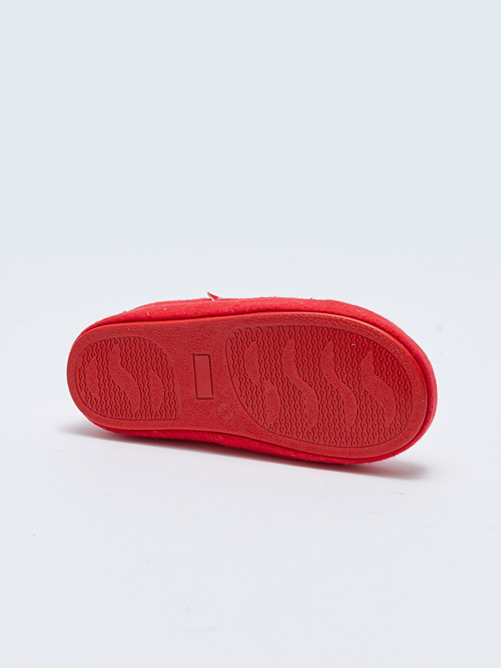 Kırmızı Minnie Mouse Lisanslı Pelüş Kız Çocuk Ev Ayakkabısı-3