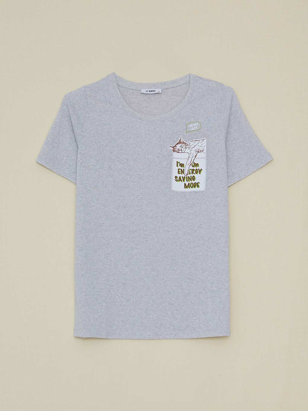 Crew Neck Printed Short Sleeve Women's T-Shirt-7