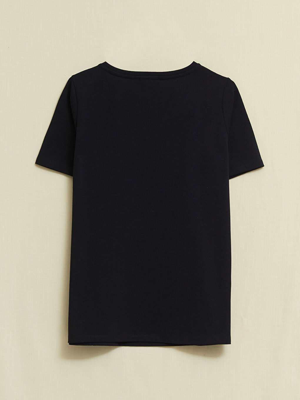 Crew Neck Printed Short Sleeve Women's T-Shirt-5