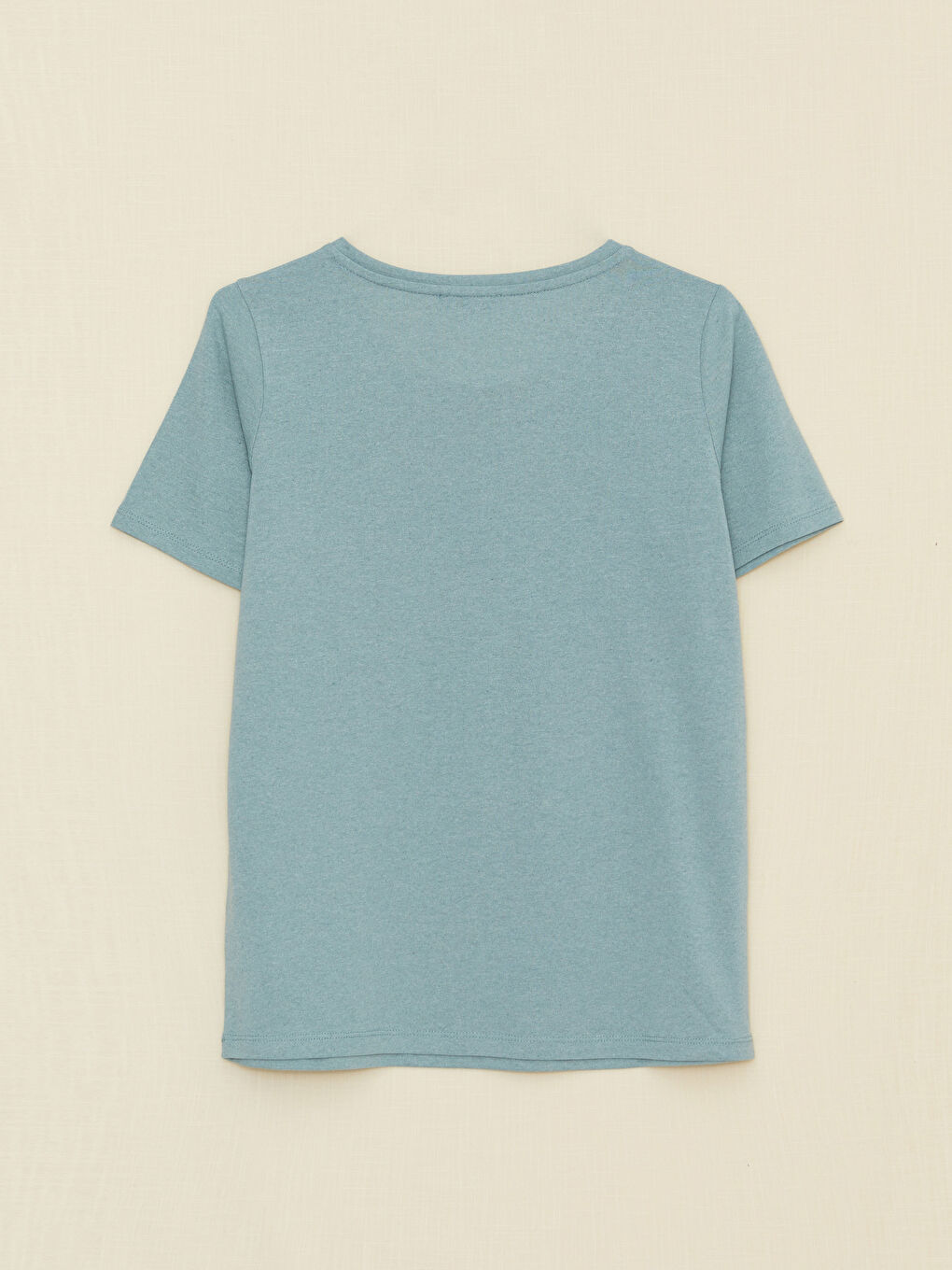 Crew Neck Printed Short Sleeve Women's T-Shirt-7