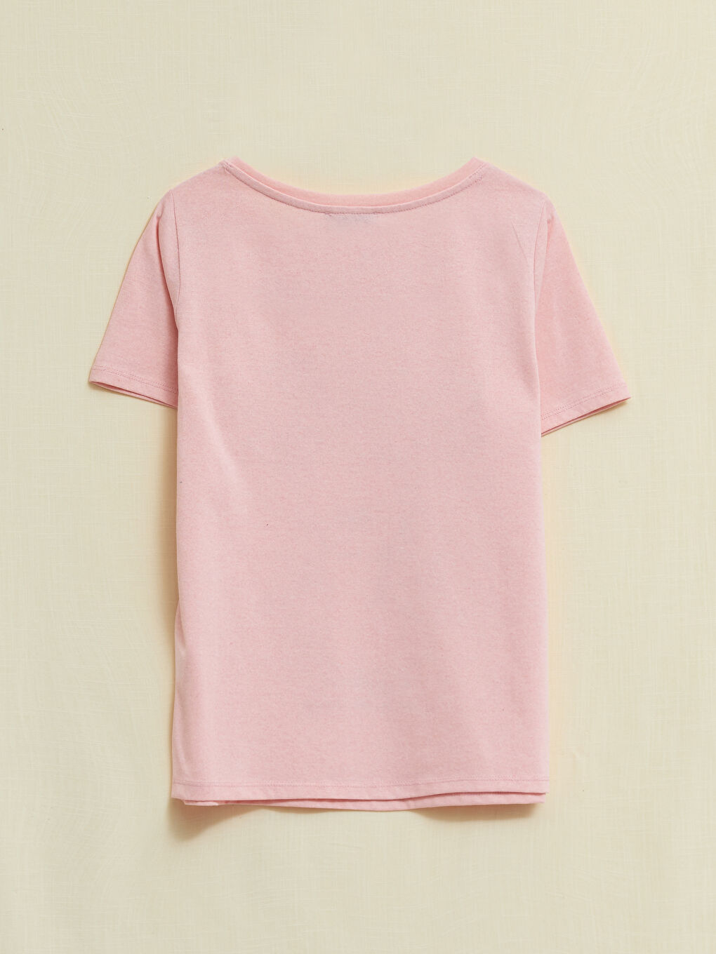 Crew Neck Printed Short Sleeve Women's T-Shirt-6