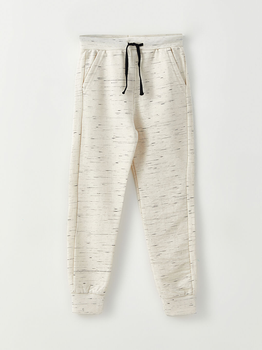 Bej Kapüşonlu Baskılı Uzun Kollu Erkek Çocuk Sweatshirt ve Eşofman Altı-3